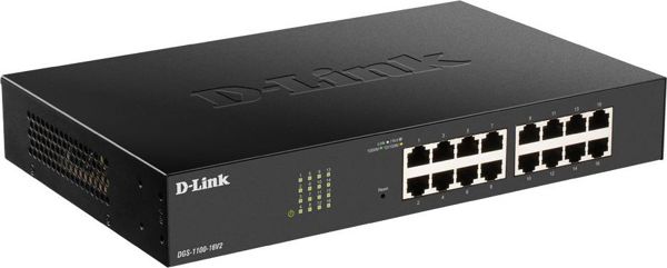 D-Link DGS-1100-24PV2 Smart Managed Switch 24-Port Gigabit, Layer 2, PoE+ Υποστήριξη, VLAN & STP, 24 Θύρες