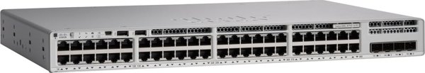 Διακόπτης Cisco Cisco C9200L-48PXG-4X-A δικτυακές συνδέσεις Διαχειριζόμενο L2/L3 Gigabit Ethernet (10/100/1000) Υποστήριξη PoE Γκρι