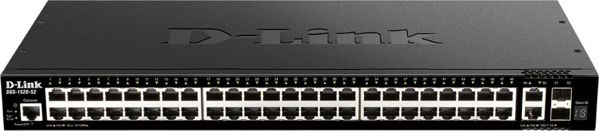 D-Link DGS-1520-52 Έξυπνο Διαχειριζόμενο Switch, 52 Θυρών, 10 Gigabit, L3 Managed Switch