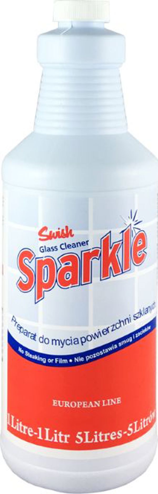 Swish Swish Sparkle Καθαριστικό Γυαλιού & Επιφανειών 1L – Σπρέι για Κουζίνα, Παράθυρα και Καθρέφτες