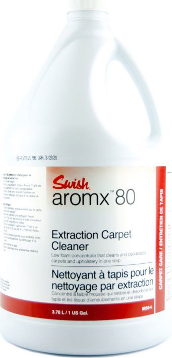 Swish Aromx 80 Υγρό Καθαρισμού Χαλιών και Ταπετσαριών, Επαγγελματικό Εκχυλιστικό Καθαριστικό, 3.78l