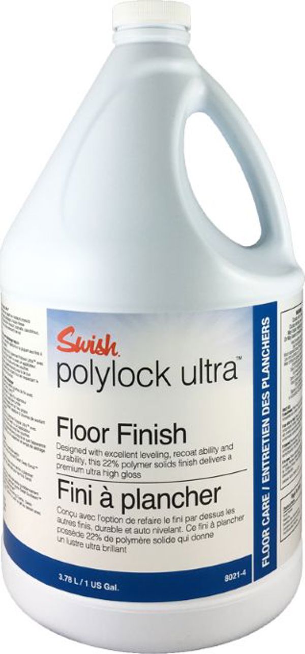 Swish Poly Lock Ultra Floor Finish - Πολυμερές Προστατευτικό Επίστρωμα Υψηλής Γυαλάδας για Δάπεδα - 3,78 L