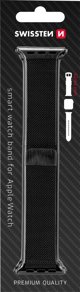 Swissten Mesh band for apple watch 38-40 mm black