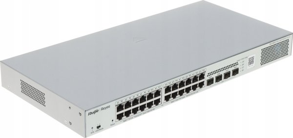 Διαχειρίσιμο Switch Reyee | L2 | 24 θύρες 1Gbit + 4 θύρες Uplink SFP 1Gbit | 24 θύρες PoE/PoE+ (μέγιστο 370W) | Rack