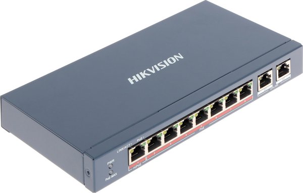 Hikvision DS-3E0310HP-E PoE Switch 8 Θυρών 10/100M για Επαγγελματική Δικτύωση