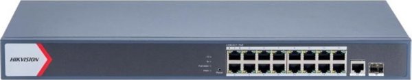 Διακόπτης Hikvision 18 θυρών, 16 PoE θυρών διακόπτης Hikvision DS-3E1518P-EI/M