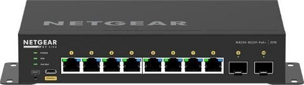Διακόπτης NETGEAR 10PT M4250-8G2XF-POE+ ΔΙΑΧΕΙΡΙΖΟΜΕΝΟΣ ΔΙΑΚΟΠΤΗΣ