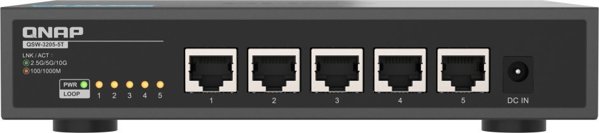 QSW-3205-5T | Συμπαγής μη διαχειριζόμενος διακόπτης 5 θυρών, 5x 10GbE Base-T