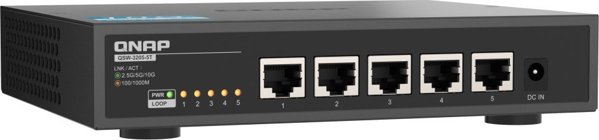 QSW-3205-5T | Συμπαγής μη διαχειριζόμενος διακόπτης 5 θυρών, 5x 10GbE Base-T