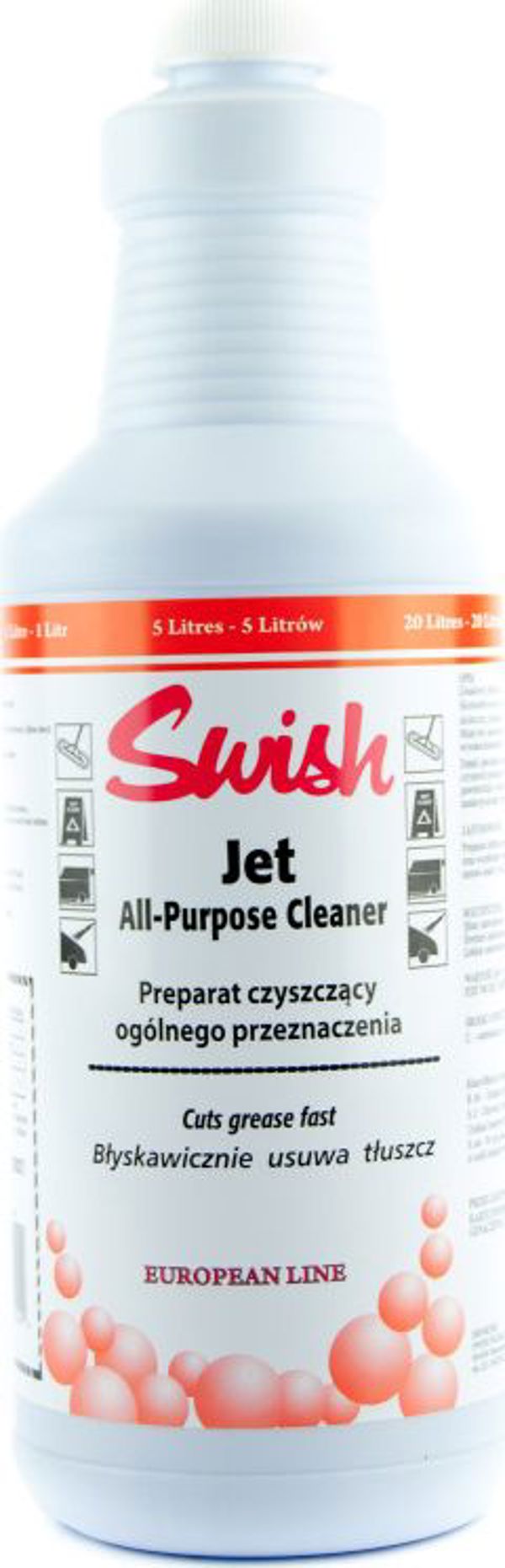 Swish Jet Καθαριστικό Λίπους & Λαδιού, 1lt - Ισχυρή Δράση για Λεκέδες