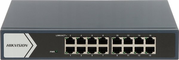 Διακόπτης Hikvision Hikvision 16 prievadų komutatorius DS-3E0516-E(B)