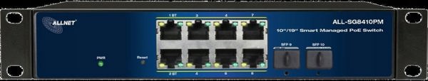 Switch Allnet 8+2P Allnet ALL-SG8410PM POE M