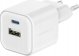 Προσαρμογέας δικτύου Swissten GaN 35W, 2 θύρες, USB-A + USB-C, Smart IC