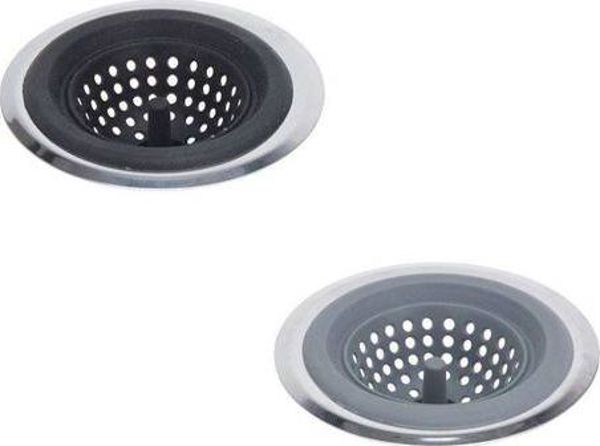 Excellent Houseware Σιφόνι Νεροχύτη Σιλικόνης, Φίλτρο Αποχέτευσης, 11,5/9,5cm