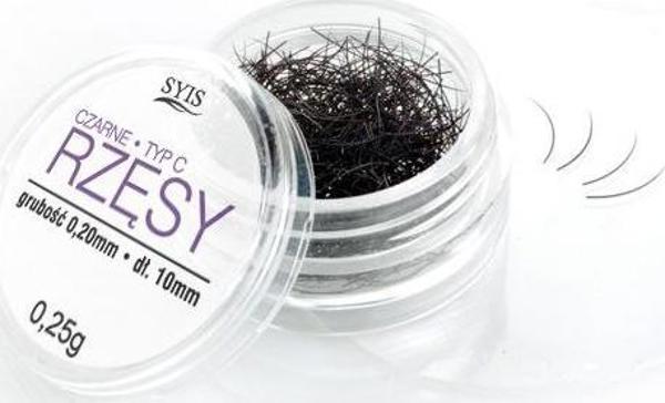 Syis Βλεφαρίδες Τούφες C Curl 0,20x10mm 0,25g για Επαγγελματική Εφαρμογή