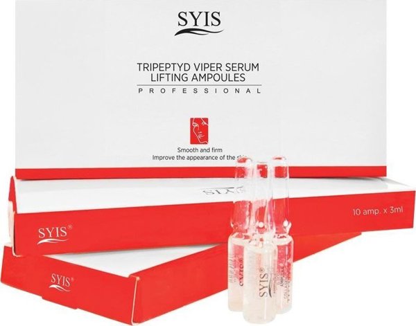 Syis Αμπούλες Προσώπου Liftingujace Tripeptyd Viper Serum, Ενυδατικός Ορός Ανόρθωσης, 10x3ml