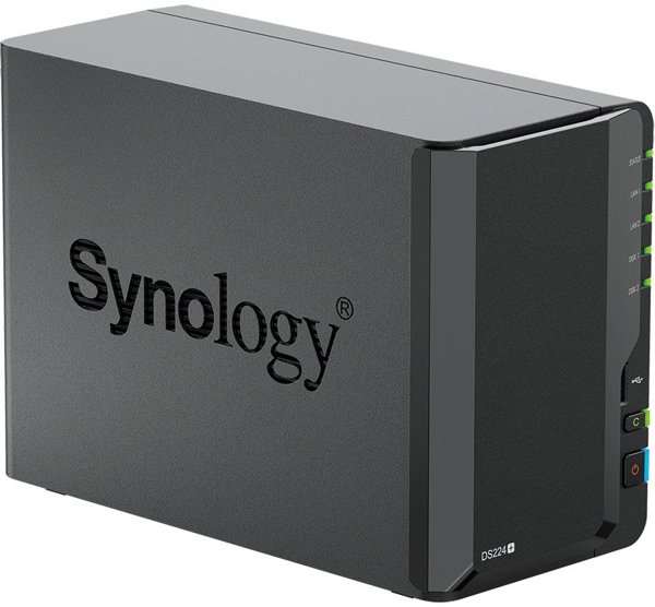 Synology DiskStation DS224+ NAS Διακομιστής Δεδομένων LAN Μαύρος J4125