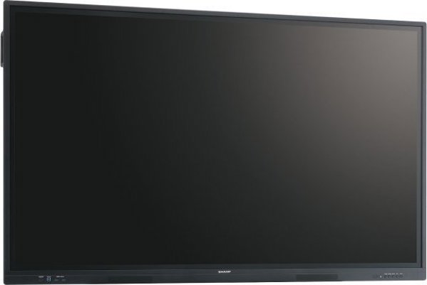 System interaktywny Sharp PN-LC862 - 86", interactive display, UHD, 350 cd/m2, Infrared, 20 touch points, OPS Slot, Android SoC, USB-C, HDMI-out.