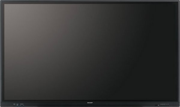 System interaktywny Sharp PN-LC862 - 86", interactive display, UHD, 350 cd/m2, Infrared, 20 touch points, OPS Slot, Android SoC, USB-C, HDMI-out.