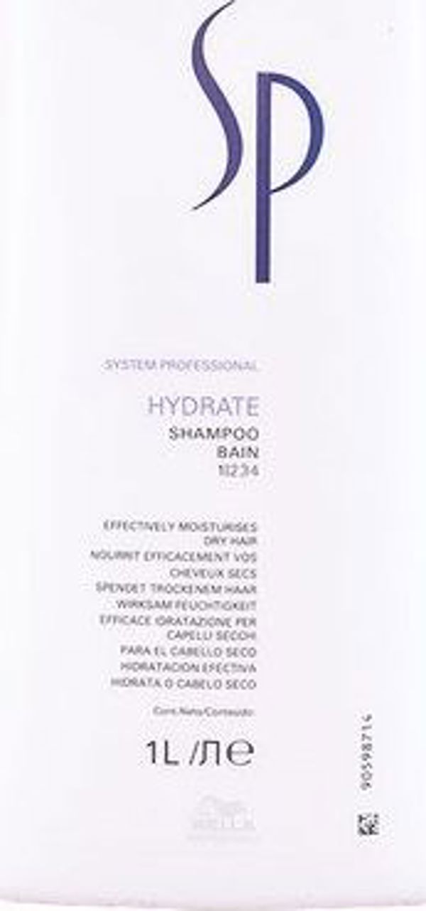 System Professional Wella SP Hydrate Shampoo Ενυδατικό Σαμπουάν για Ξηρά Μαλλιά 1000ml