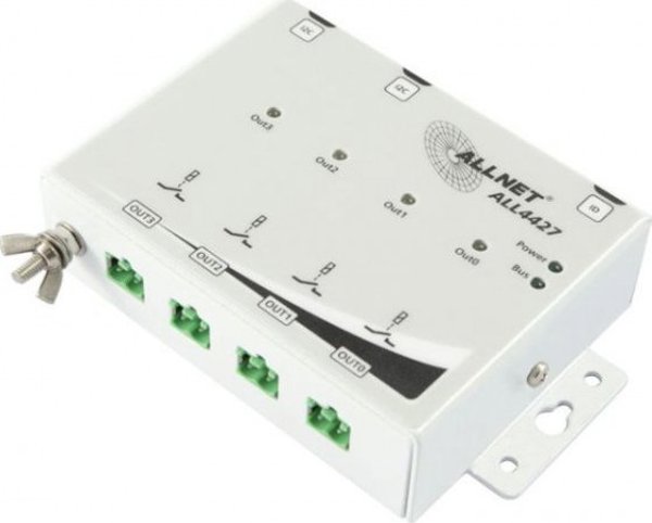Σύστημα μετάδοσης σήματος AV Allnet ALLNET MSR IO ALL4427 / 4 Port 250V/10A Ρελέ σε περίβλημα ΕΞΟΔΟΣ
