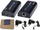Spacetronik SPH-HIPv4 Μετατροπέας HDMI σε IP Extender, Σύστημα Μετάδοσης Σήματος AV, Full HD, Σετ Πομπός και Δέκτης