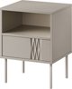 Κομοδίνο 2τμχ TRESSE 44x40x53 κασμίρ ματ