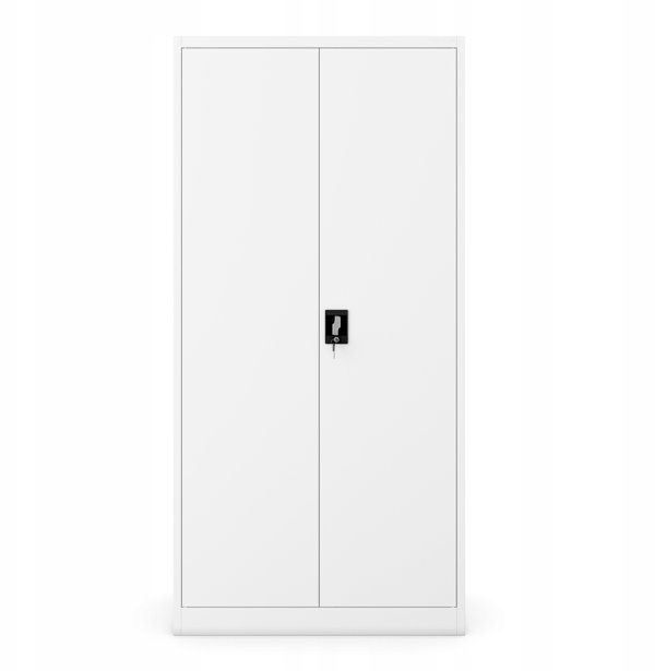Κλειδωμένη Ντουλάπα Αποθήκευσης DAWID 900 x 1850 x 450 mm, Λευκή