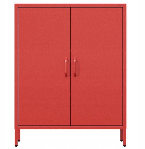 Ντουλάπι με ράφια VITO, 800 x 1015 x 400 mm, Σύγχρονο: κόκκινο
