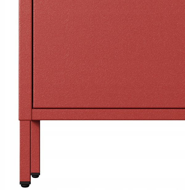 Ντουλάπι με ράφια VITO, 800 x 1015 x 400 mm, Σύγχρονο: κόκκινο