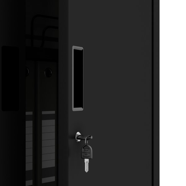 Szafa JAN Compact 1750 x 800 x 400 mm, czarna