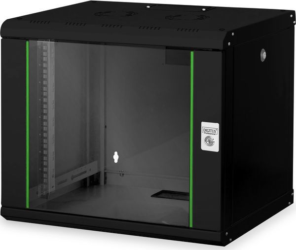 Επιτοίχια Ντουλάπα Digitus 19" 9U (DN-19 09-U-SW)
