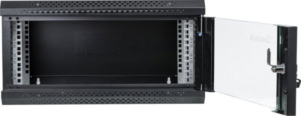 Επιτοίχια ντουλάπα διακομιστή RACK 19" 4U 400mm NetRack ECO-Line μαύρη