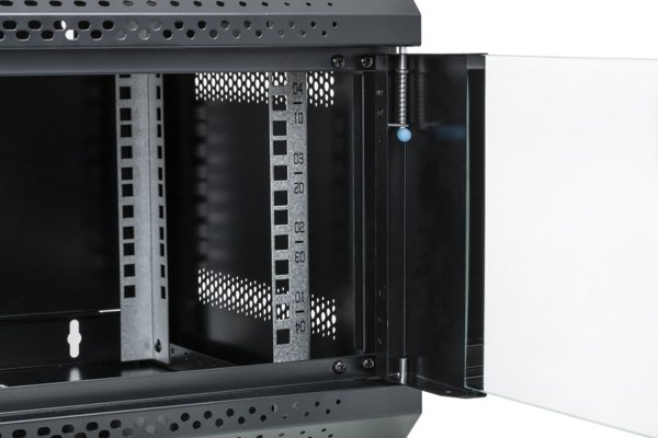 Επιτοίχια ντουλάπα διακομιστή RACK 19" 4U 400mm NetRack ECO-Line μαύρη