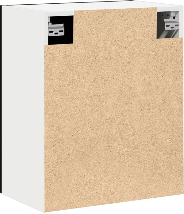Κρεμαστή Ντουλάπα Μαύρη Δρυς 50x31x60 cm από Υλικό Ξύλου
