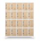 Ντουλάπα με Ντουλάπια ROBERT, 1360 x 1720 x 450 mm, Eco Design: λευκή/δρυς σονόμα