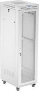 Lanberg Ερμάριο Rack 19" 42U 600x800, Διάτρητες Πόρτες, Γκρι, Flat Pack