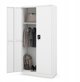 Μεταλλική αποθηκευτική ντουλάπα DAWID 900x1850x400 mm, Smart: λευκή