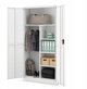 Μεταλλική αποθηκευτική ντουλάπα DAWID 900x1850x400 mm, Smart: λευκή