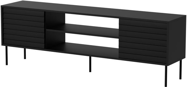 Szafka RTV EF CORTINA 180x40x60 czarny