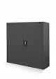 Szafka stalowa do biura BEATA, 900 x 930 x 400 mm, antracytowa