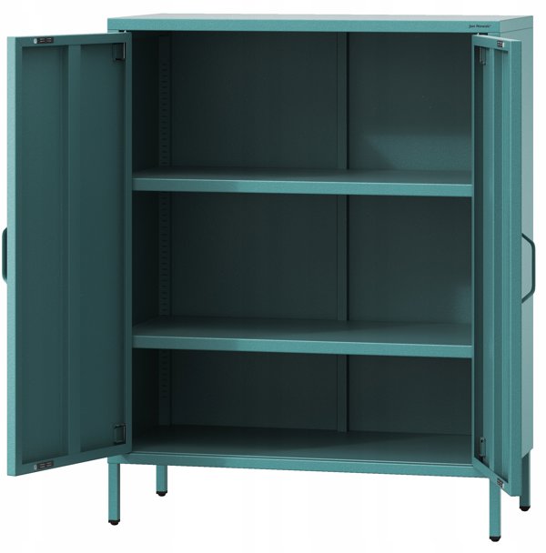 Ντουλάπι με ράφια VITO, 800 x 1015 x 400 mm, Modern: θαλασσί