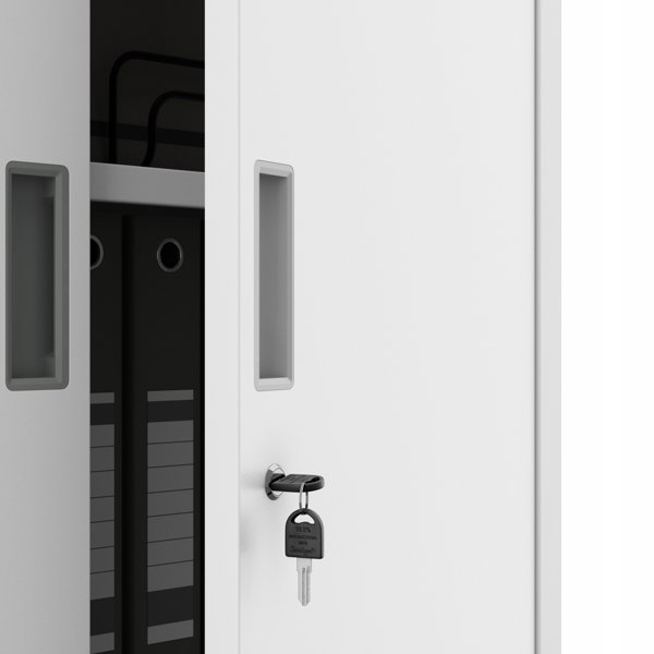 Ντουλάπα JAN Compact 1750 x 800 x 400 mm, Λευκή