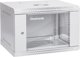 Επιτοίχια ντουλάπα RACK 19" 6U, 400mm, NetRack ECO-Line, γκρι, γυάλινη πόρτα