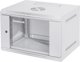 Επιτοίχια ντουλάπα RACK 19" 6U, 400mm, NetRack ECO-Line, γκρι, γυάλινη πόρτα