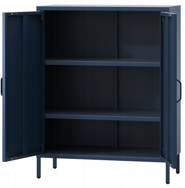 Ντουλάπα με Ράφια VITO, 800 x 1015 x 400 mm, Μοντέρνο: μπλε σκούρο