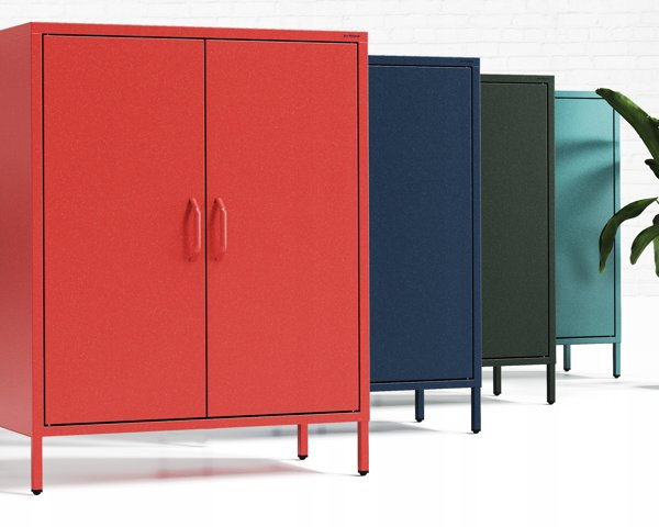 Ντουλάπα με Ράφια VITO, 800 x 1015 x 400 mm, Μοντέρνο: μπλε σκούρο