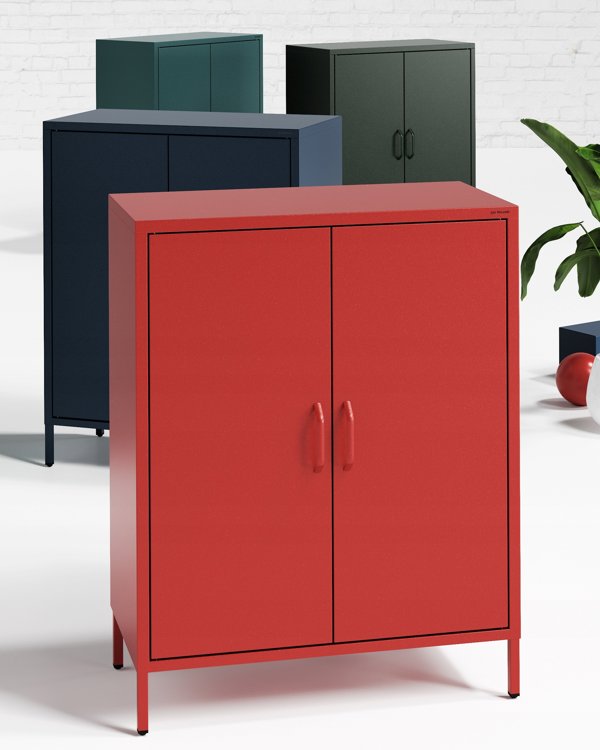 Ντουλάπα με Ράφια VITO, 800 x 1015 x 400 mm, Μοντέρνο: μπλε σκούρο
