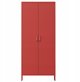 Szafa na ubrania FLAVIO, 800 x 1850 x 450 mm, Modern: czerwona