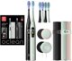 Ηλεκτρικές οδοντόβουρτσες Oclean X Ultra 20 S Duo Set για δύο, μαύρο και πράσινο